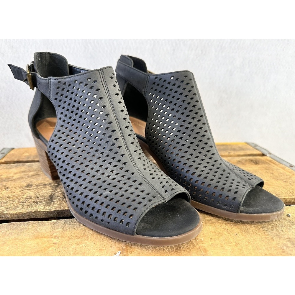 Jessica Simpson Laser Shoes Heels Black Sz 7 Women's Business Office